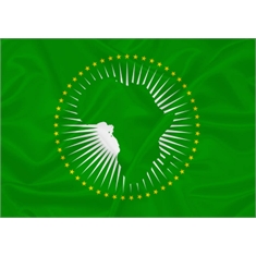 União Africana - Tamanho: 1.12 x 1.60m